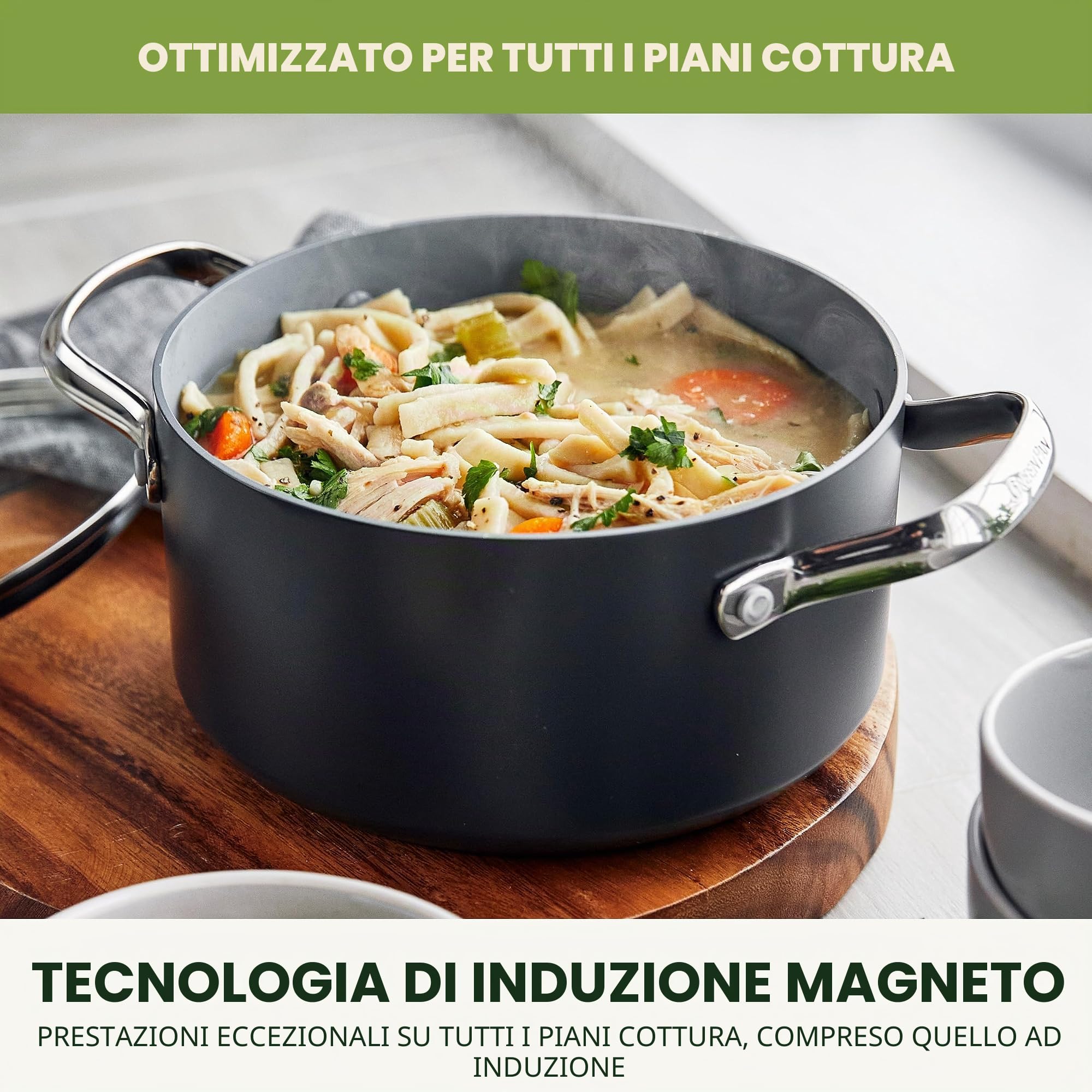 greenpan-valencia-pro-pentola-24-cm-con-coperchio-in-alluminio-anodizzato-duro-a image 3