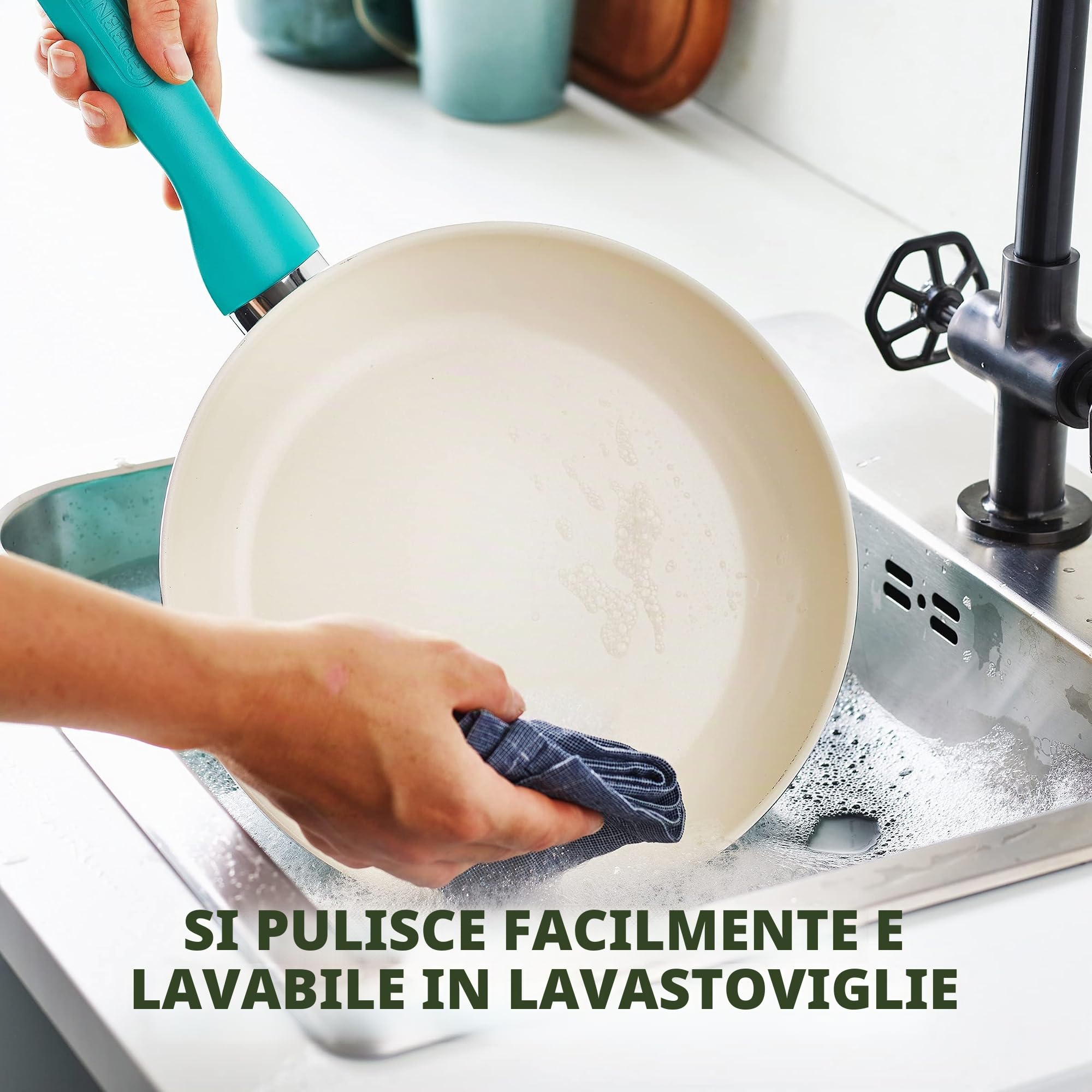 greenpan-rio-set-2-padelle-20-e-26-cm-antiaderente-ceramico-senza-pfas-alluminio image 8