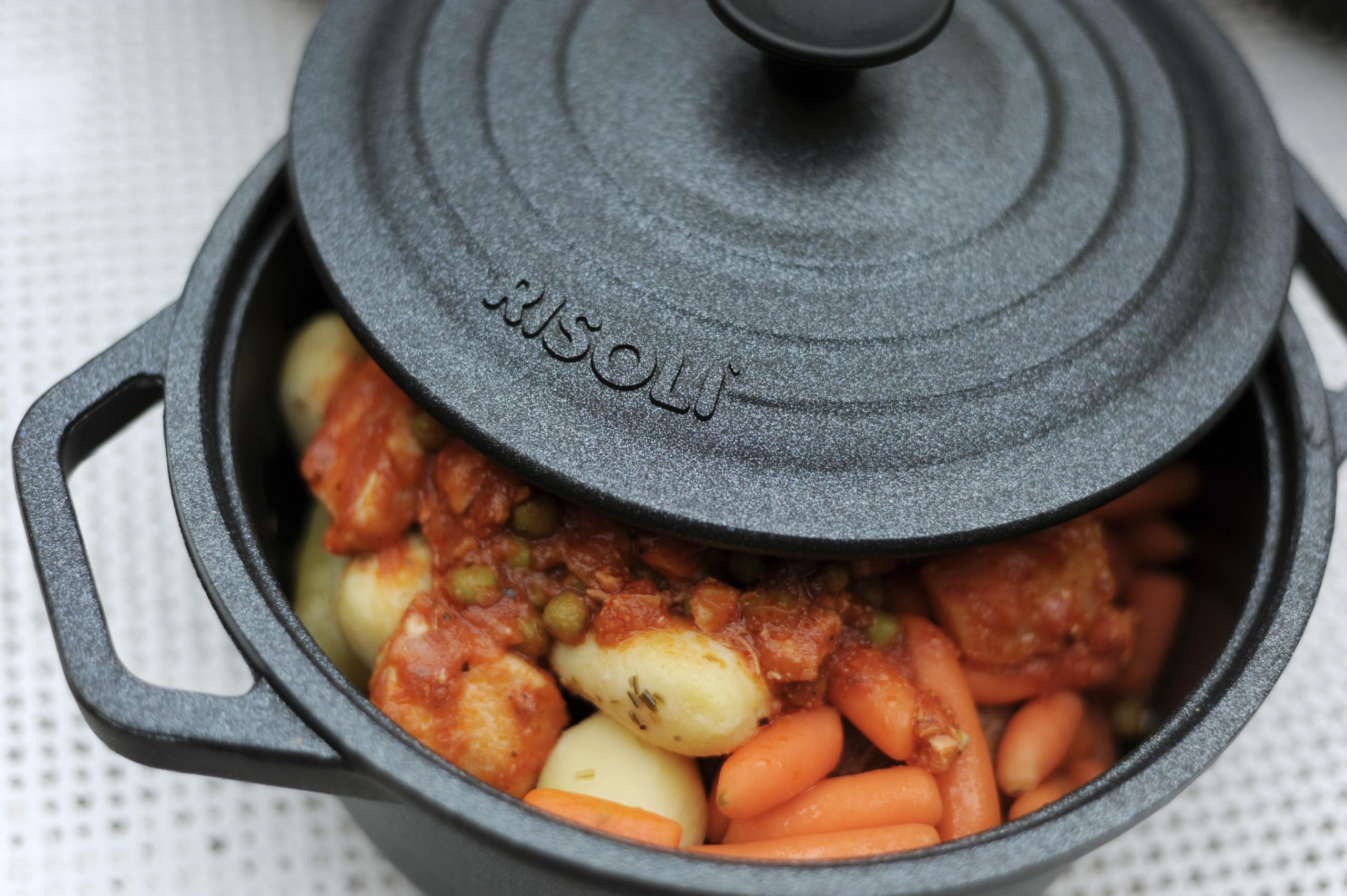 risoli-le-pignatte-casseruola-antiaderente-28-cm-slow-cooking-con-coperchio-e-ma image 4