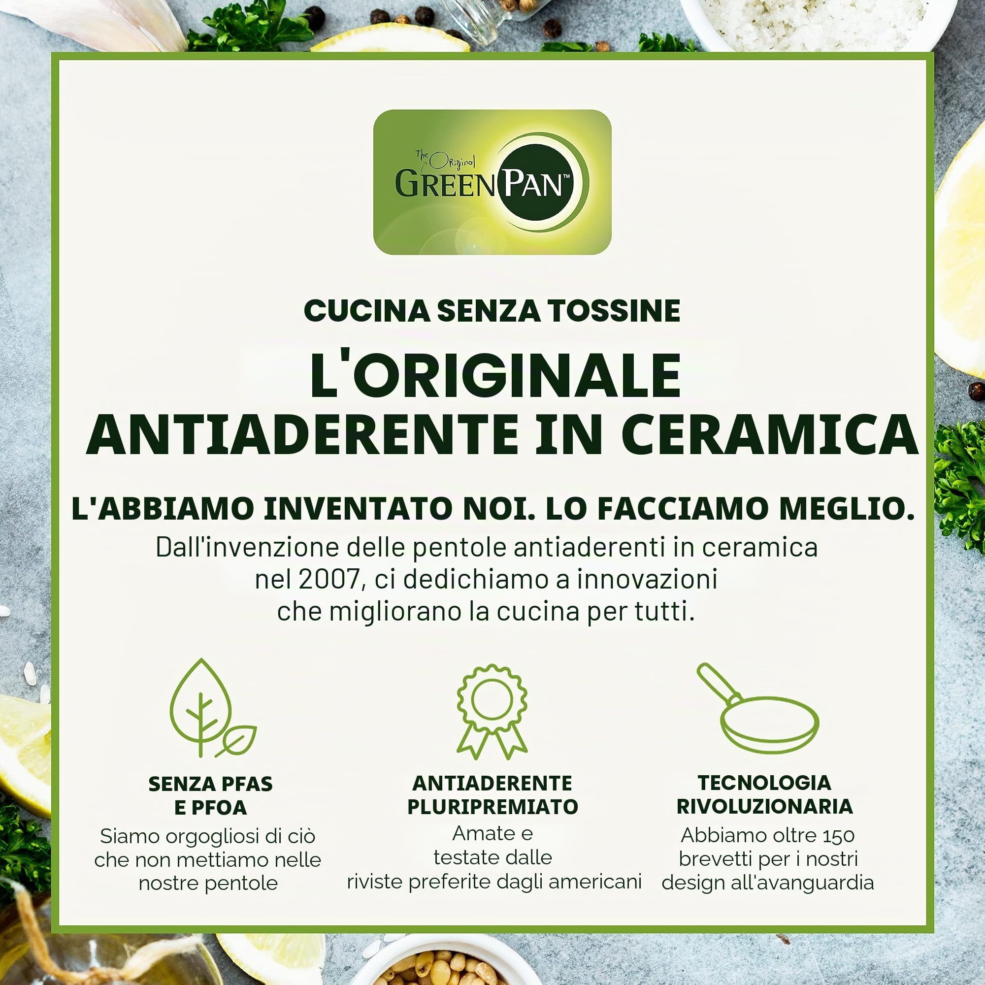 greenpan-rio-set-2-padelle-20-e-26-cm-antiaderente-ceramico-senza-pfas-alluminio image 4