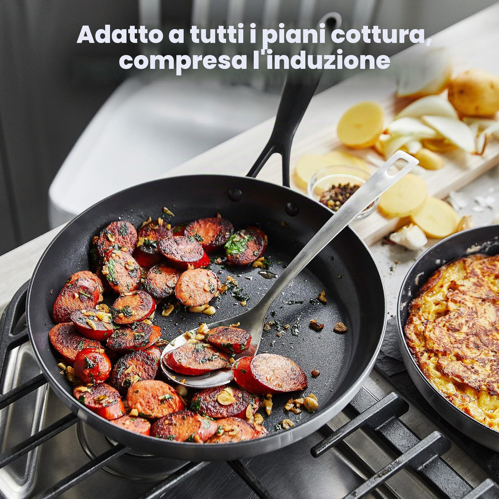 greenpan-venice-pro-noir-tri-ply-set-pentole-e-padelle-in-acciaio-inox-multistra image 6